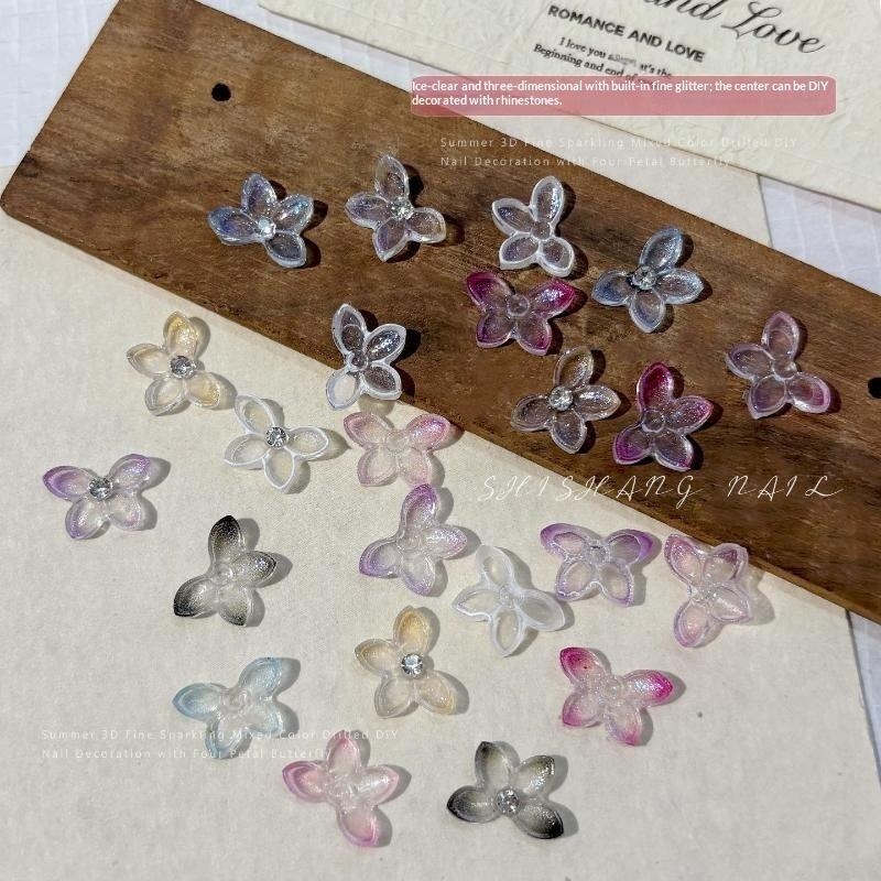 Resin Art Using Flowers - 30 szt. Brokatowe ozdoby do paznokci