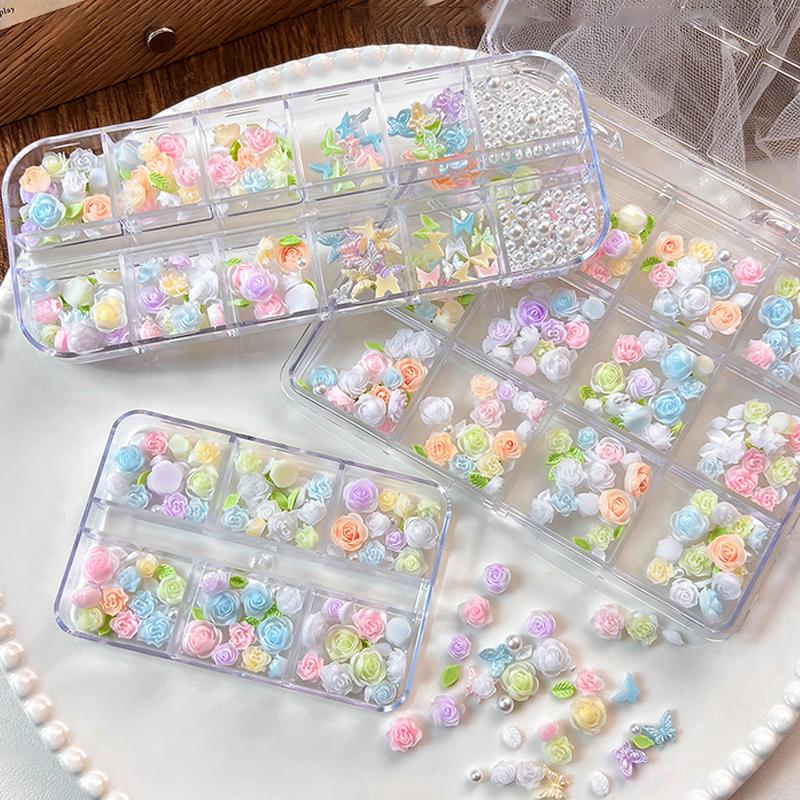 Resin Art Using Flowers - Profesjonalny zestaw do zdobienia paznokci 3D