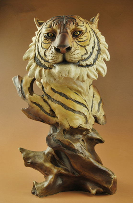 Resin Art Business - 28CM duża dekoracyjna figura 3D tygrysa,