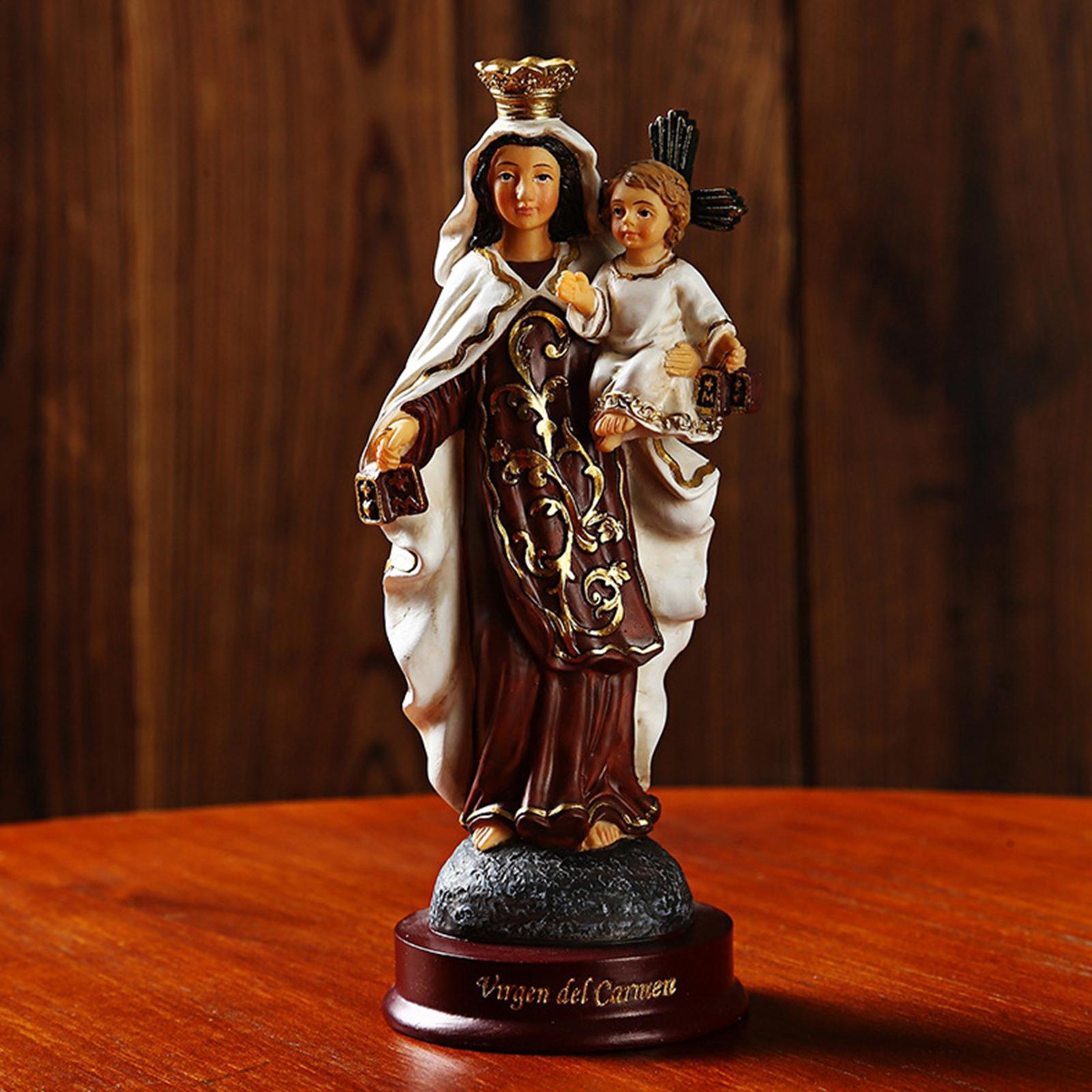Resin Art Mary - Religijna figurka z żywicy, posąg i