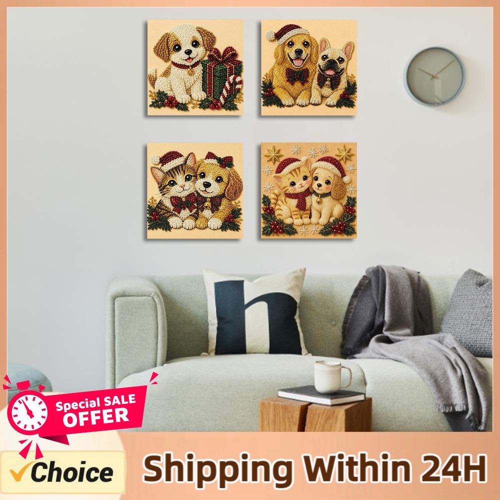 Resin Art Wall Decor - Zestaw do samodzielnego malowania z perełkami,