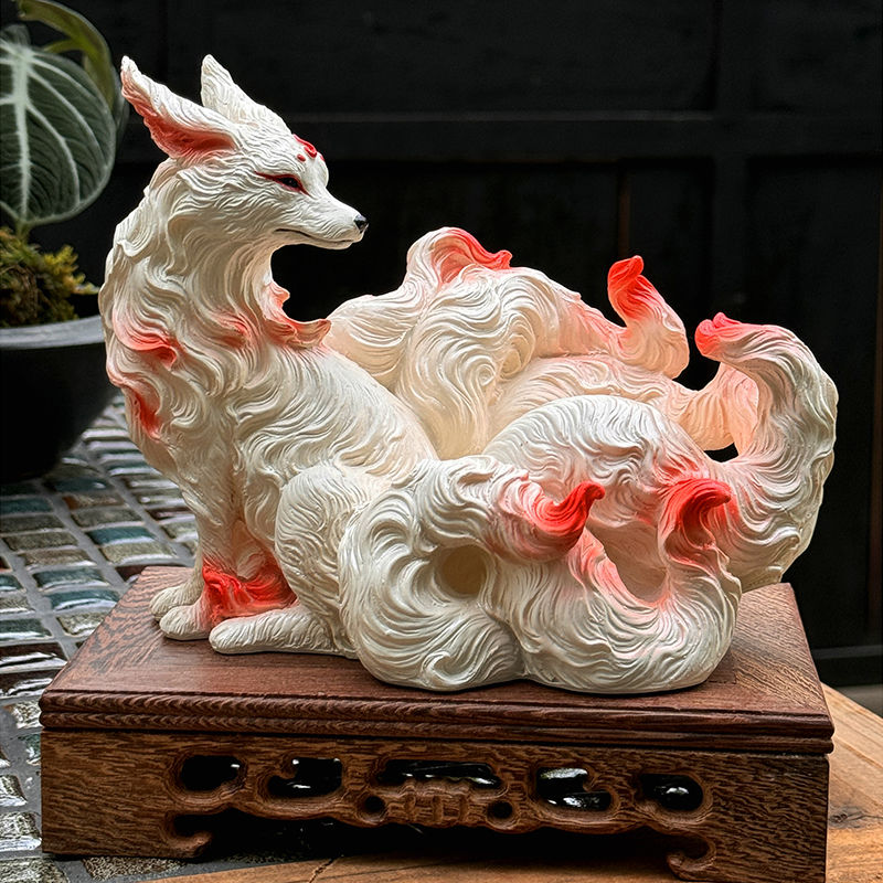 Ozdoby Lis z Dziewięcioma Ogon – Resin Art Gift For Anniversary recenzja i cena