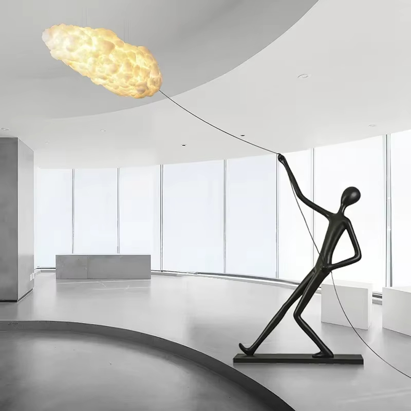 Rzeźba postaci Żywica LED Lamp – Resin Art Floor Design recenzja i cena
