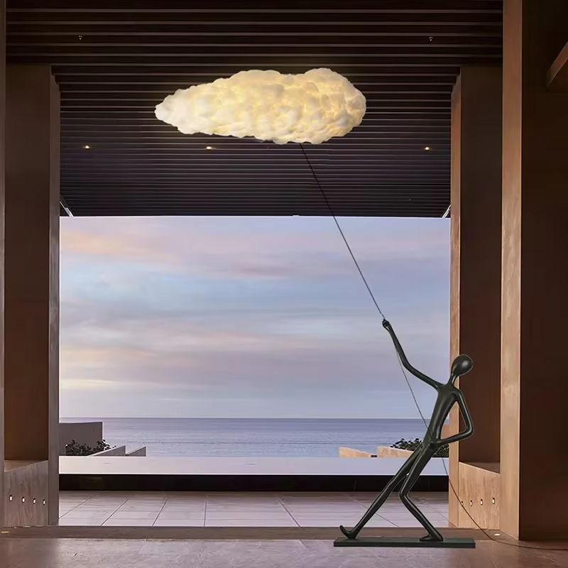 Rzeźba postaci Żywica LED Lamp – Resin Art Floor Design recenzja i cena