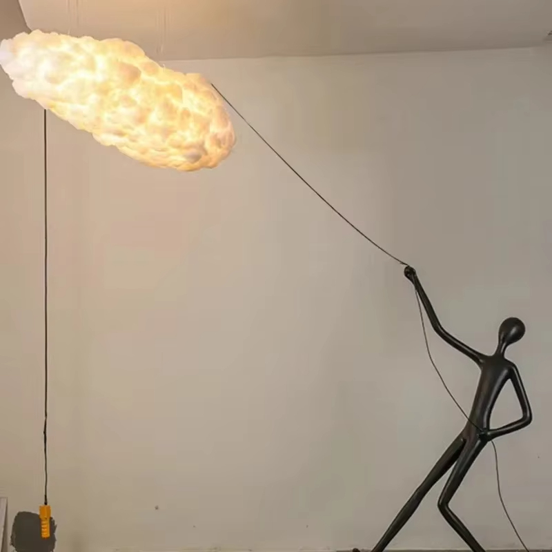 Rzeźba postaci Żywica LED Lamp – Resin Art Floor Design recenzja i cena