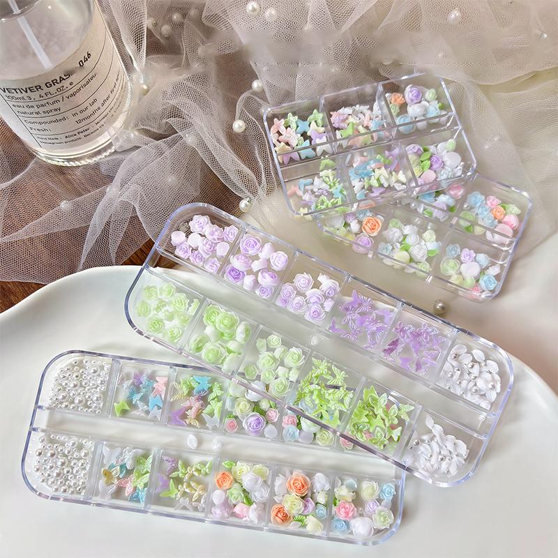 Zestaw do zdobienia paznokci 3 – Resin Art Using Flowers recenzja i cena