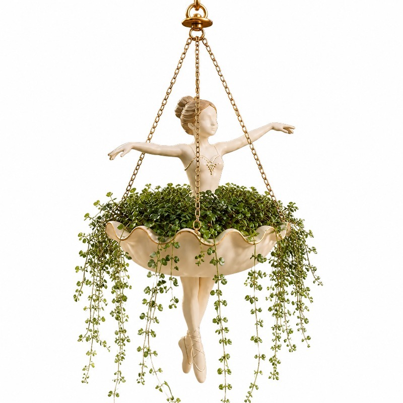 Dekoracyjna wisząca doniczka w – Resin Art Using Flowers recenzja i cena