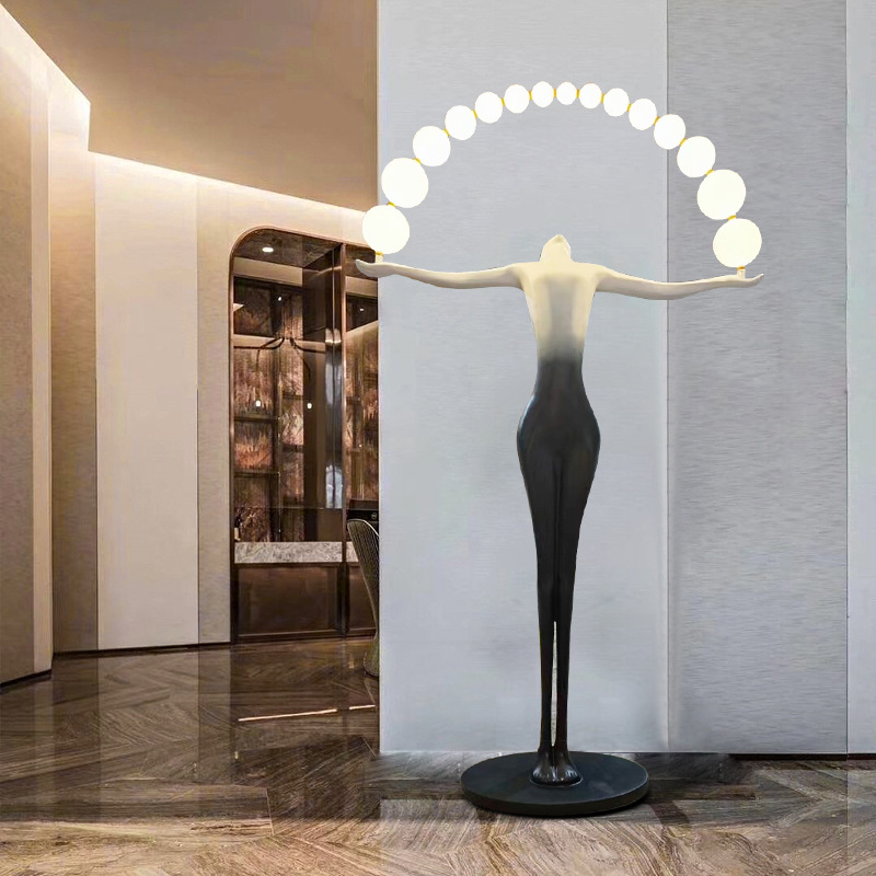 Designerska lampa podłogowa LE – Resin Art Floor Design recenzja i cena