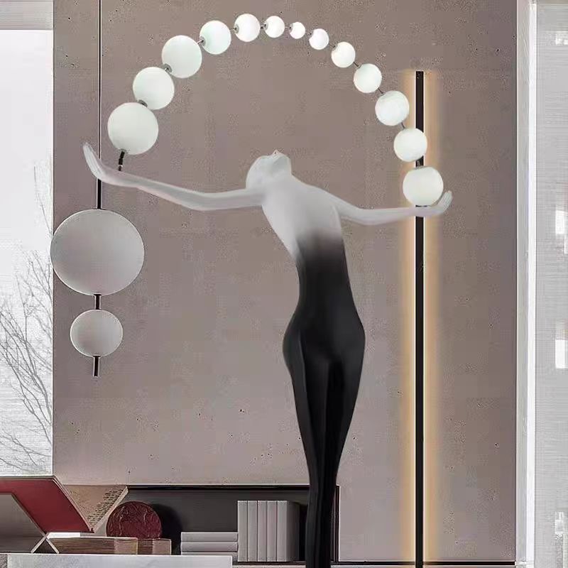 Designerska lampa podłogowa LE – Resin Art Floor Design recenzja i cena