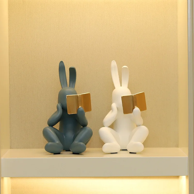 Kreatywna figurka królika czyt – Resin Art Gift For Anniversary recenzja i cena