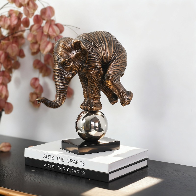Kolorowa statua słonia w stylu – Resin Art Gift For Anniversary recenzja i cena