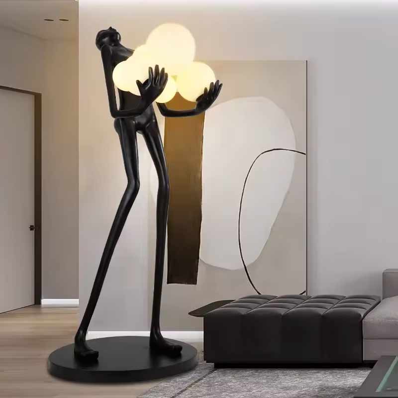 Lampa podłogowa LED w stylu No – Resin Art Floor Design recenzja i cena