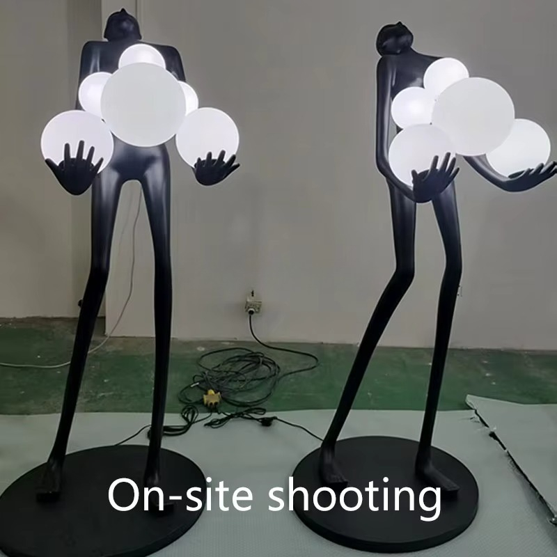 Lampa podłogowa LED w stylu No – Resin Art Floor Design recenzja i cena