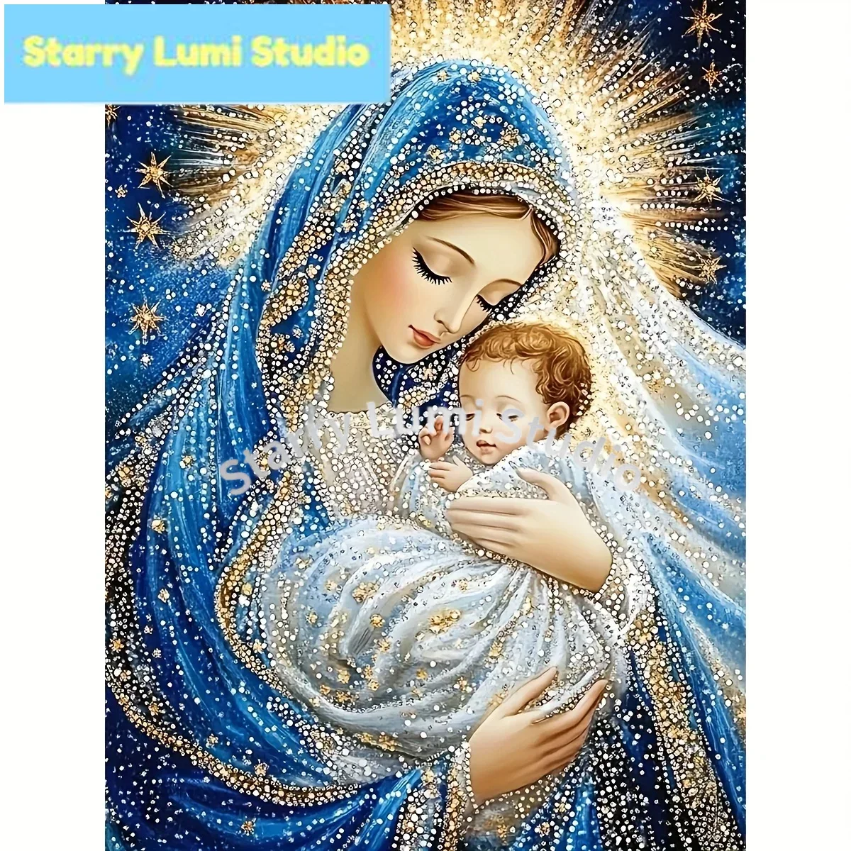 5D DIY Obraz Diamentowy Błogos – Resin Art Mary recenzja i cena