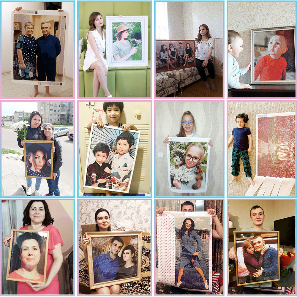 HUACAN Personalizowany Obraz D – Resin Art Wallpaper recenzja i cena