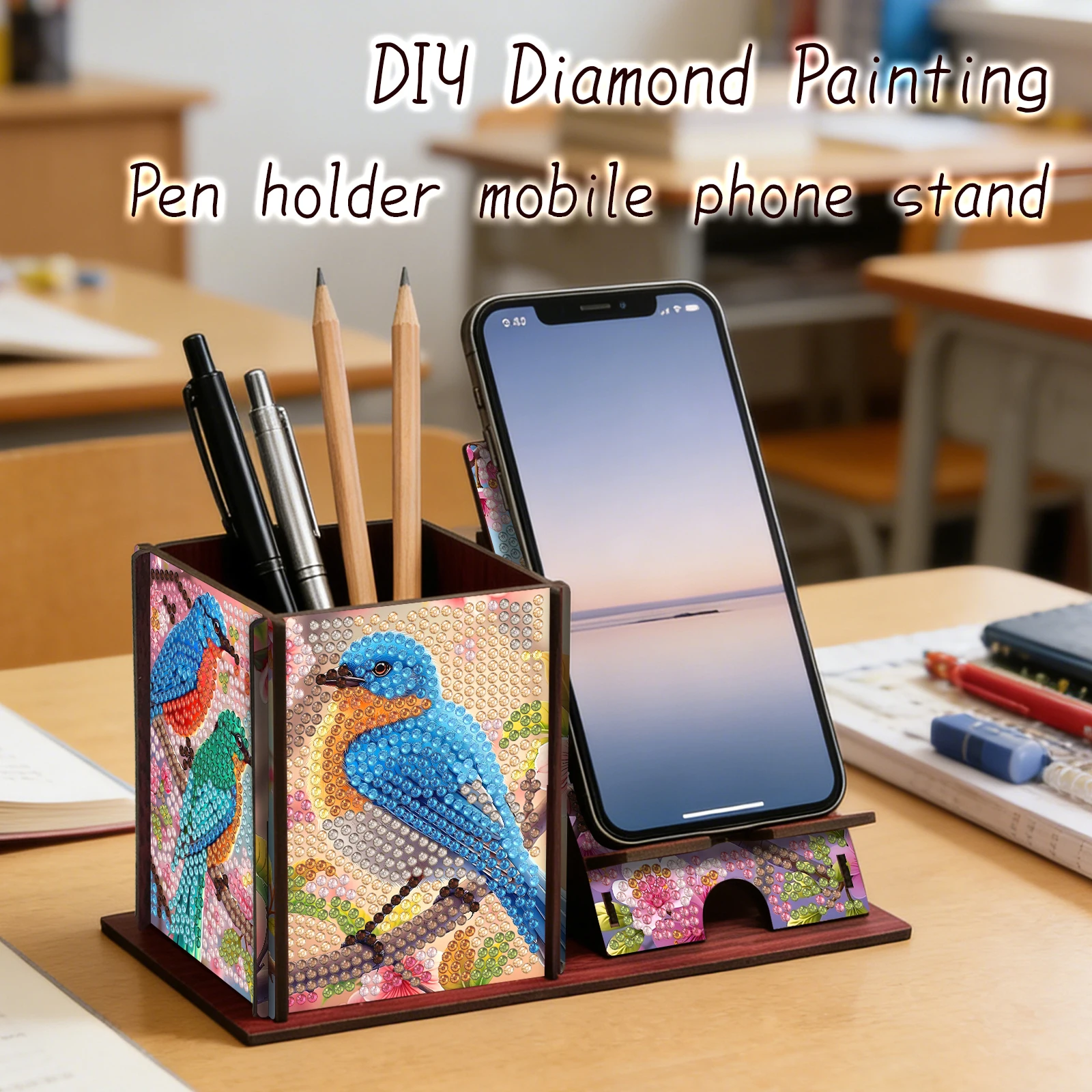 Drewniany organizer na biurko  – Resin Art And Wood recenzja i cena