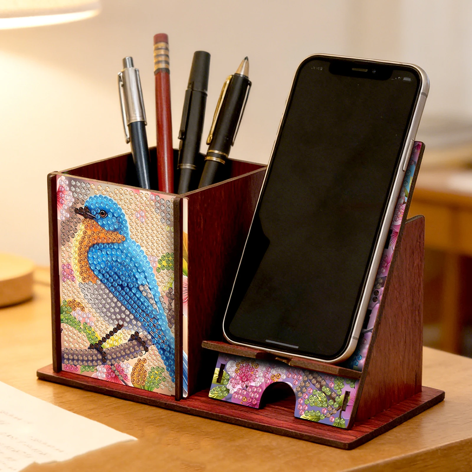 Drewniany organizer na biurko  – Resin Art And Wood recenzja i cena