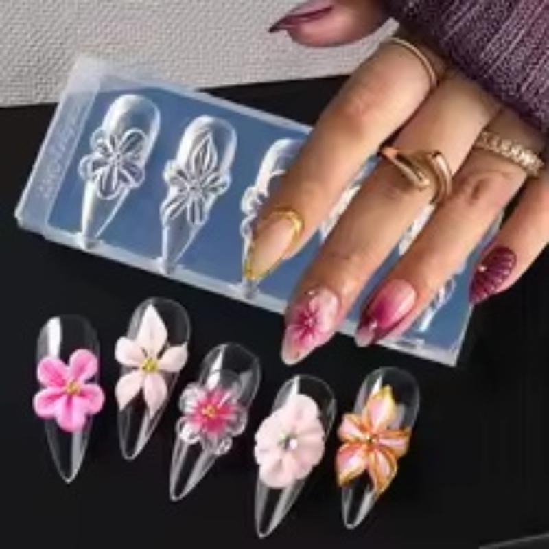 Silikonowa forma 3D do paznokc – Resin Art Using Flowers recenzja i cena