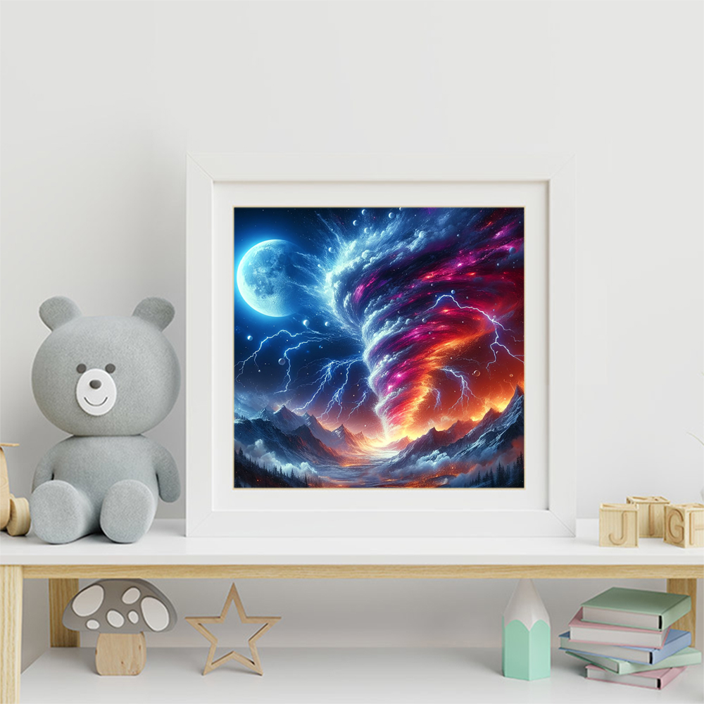 Evershine Pełny Kwadratowy Obr – Resin Art Wallpaper recenzja i cena