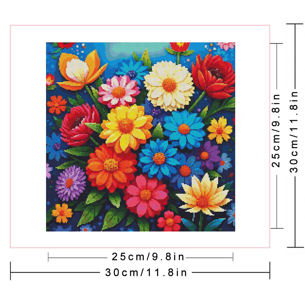 Huacan Diamond Art Mosaic Kits – Resin Art Wallpaper recenzja i cena