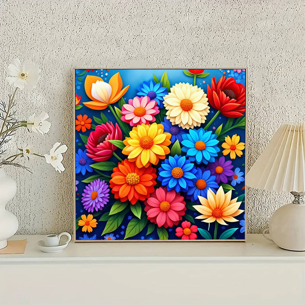 Huacan Diamond Art Mosaic Kits – Resin Art Wallpaper recenzja i cena